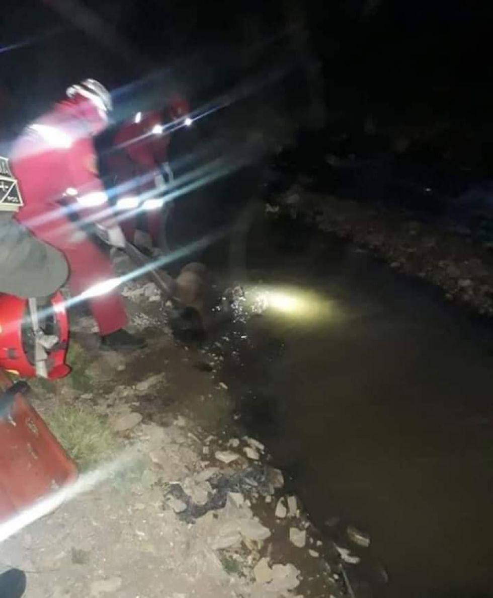 Rescate del cuerpo encontrado en Potosí