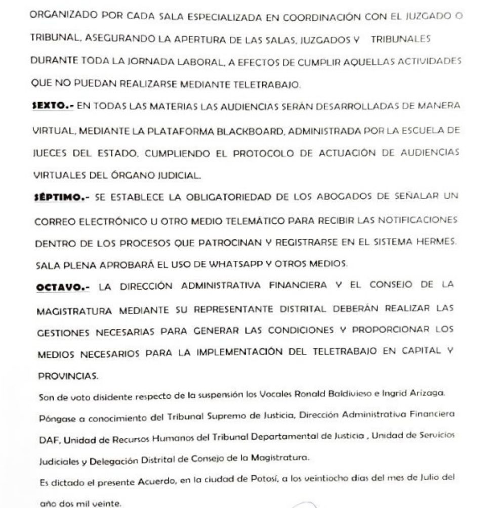 RESOLUCIÓN DE SALA PLENA