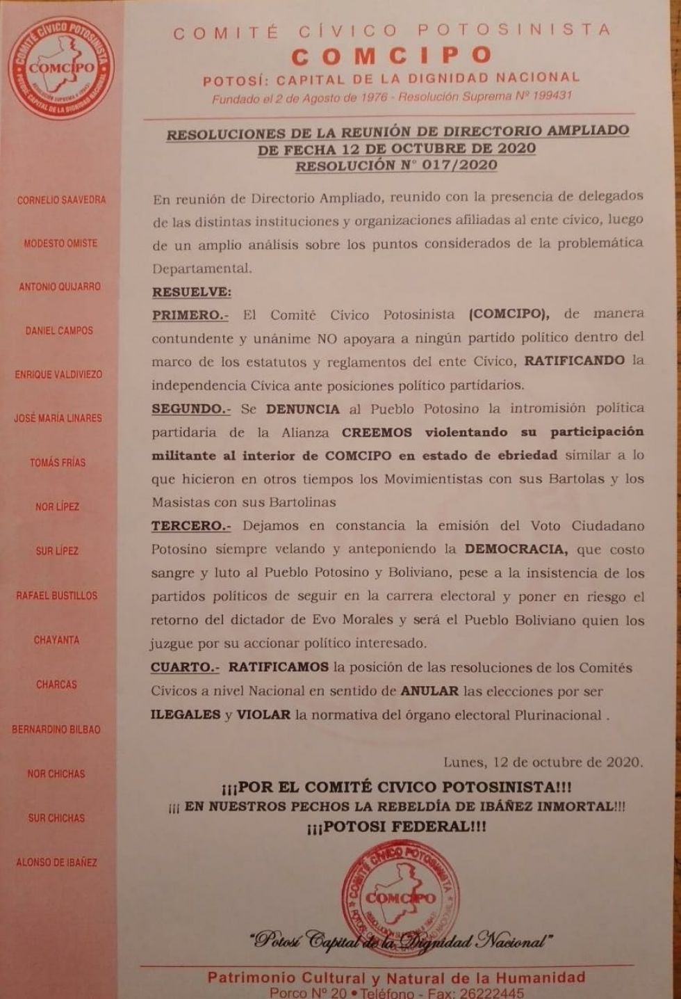 El documento completo.
