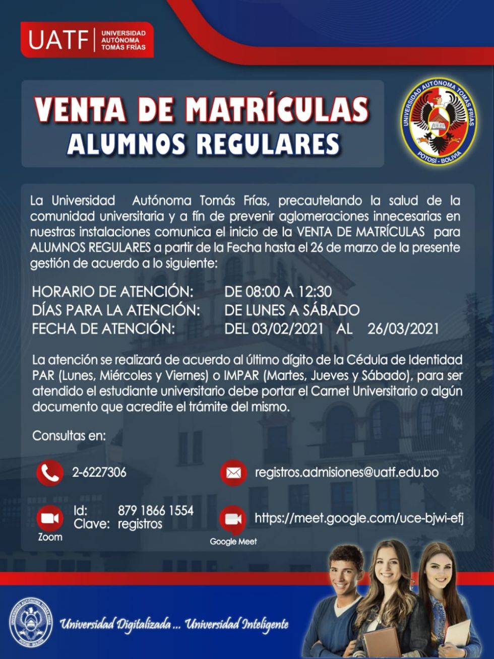 Información universitaria.