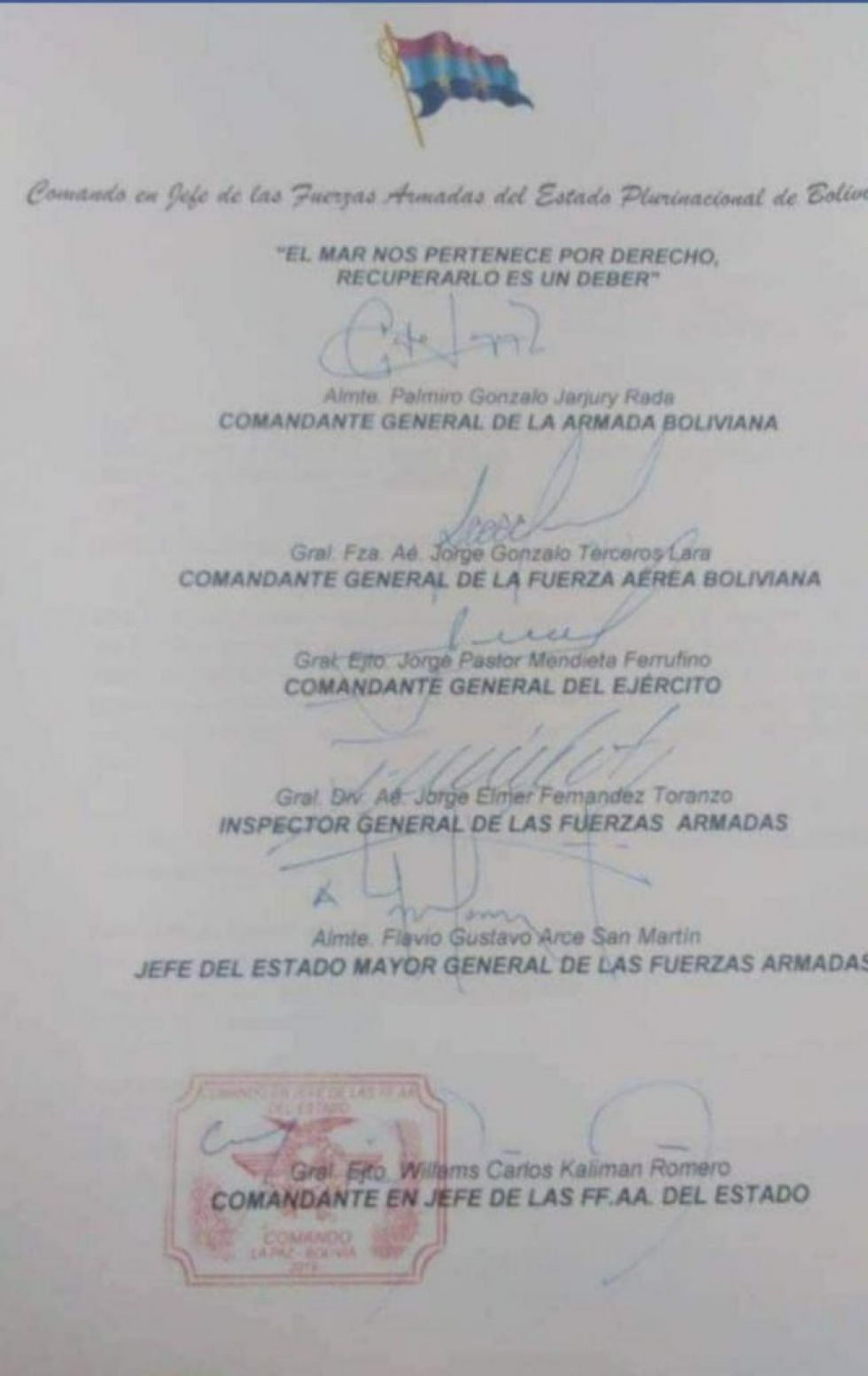 Bolivia Verifica corroboró la veracidad del documento porque a través de la búsqueda inversa de imágenes 