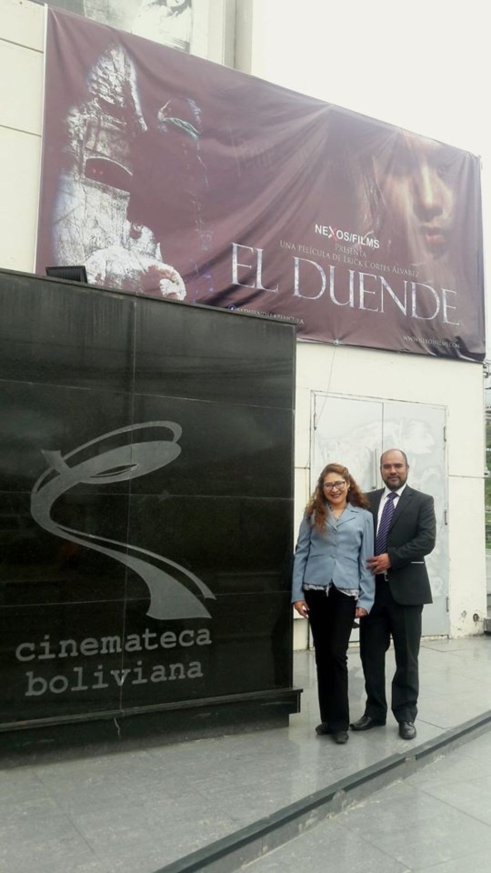 Mónica Chacón y Erick Cortéz, de la productora Nexos Films