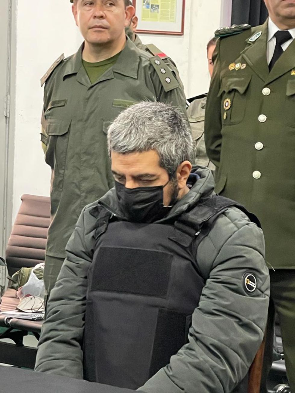 La entrega a la Policía Boliviana.