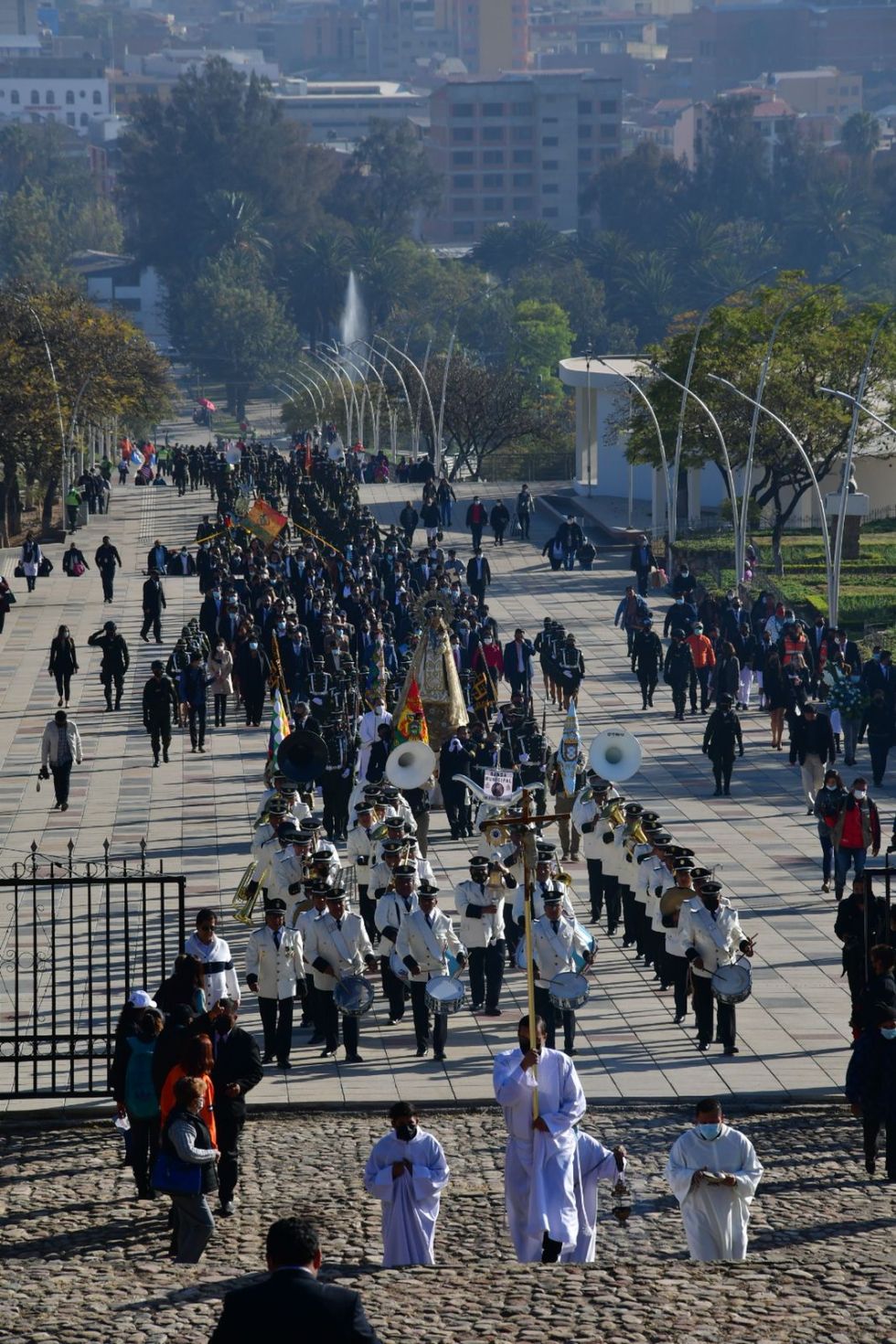 Los actos de este viernes. Foto APG