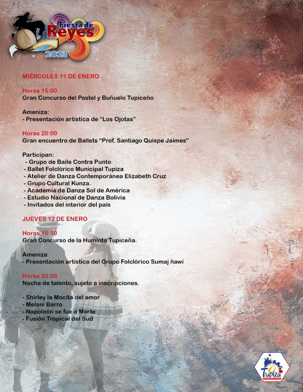 Son varias las actividades culturales que fueron planificadas para vivir esta importante festividad en el municipio del sur del Departamento.