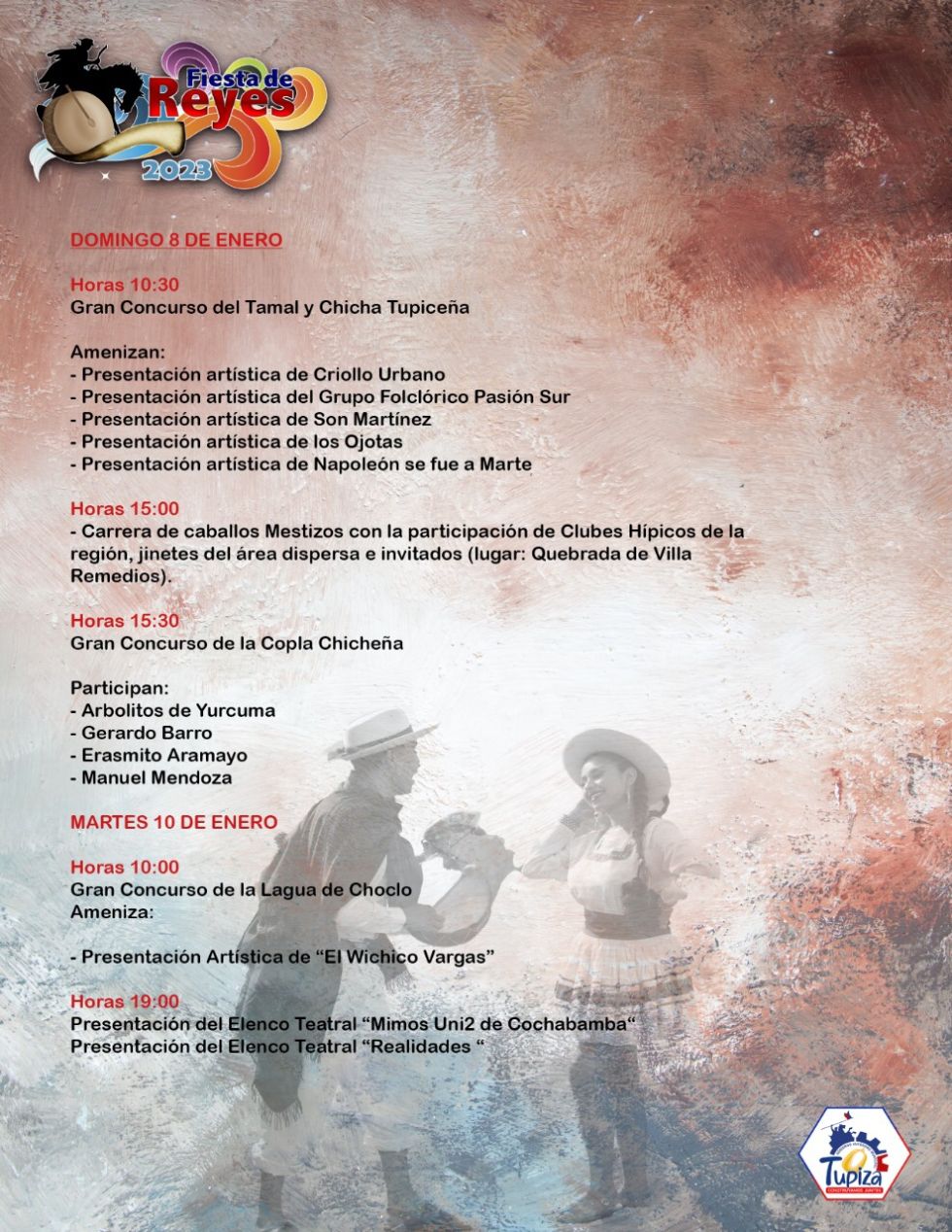 Son varias las actividades culturales que fueron planificadas para vivir esta importante festividad en el municipio del sur del Departamento.