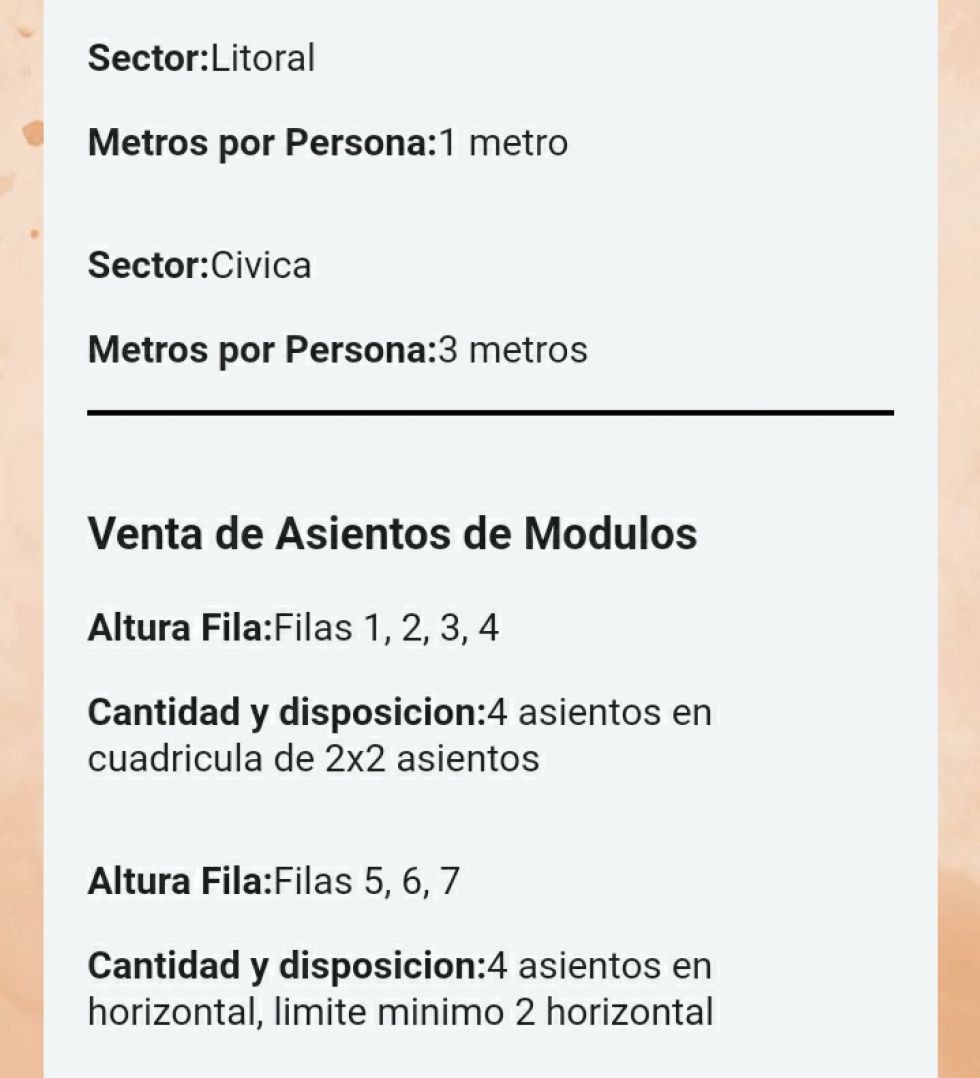 Información publicada por el GAMP