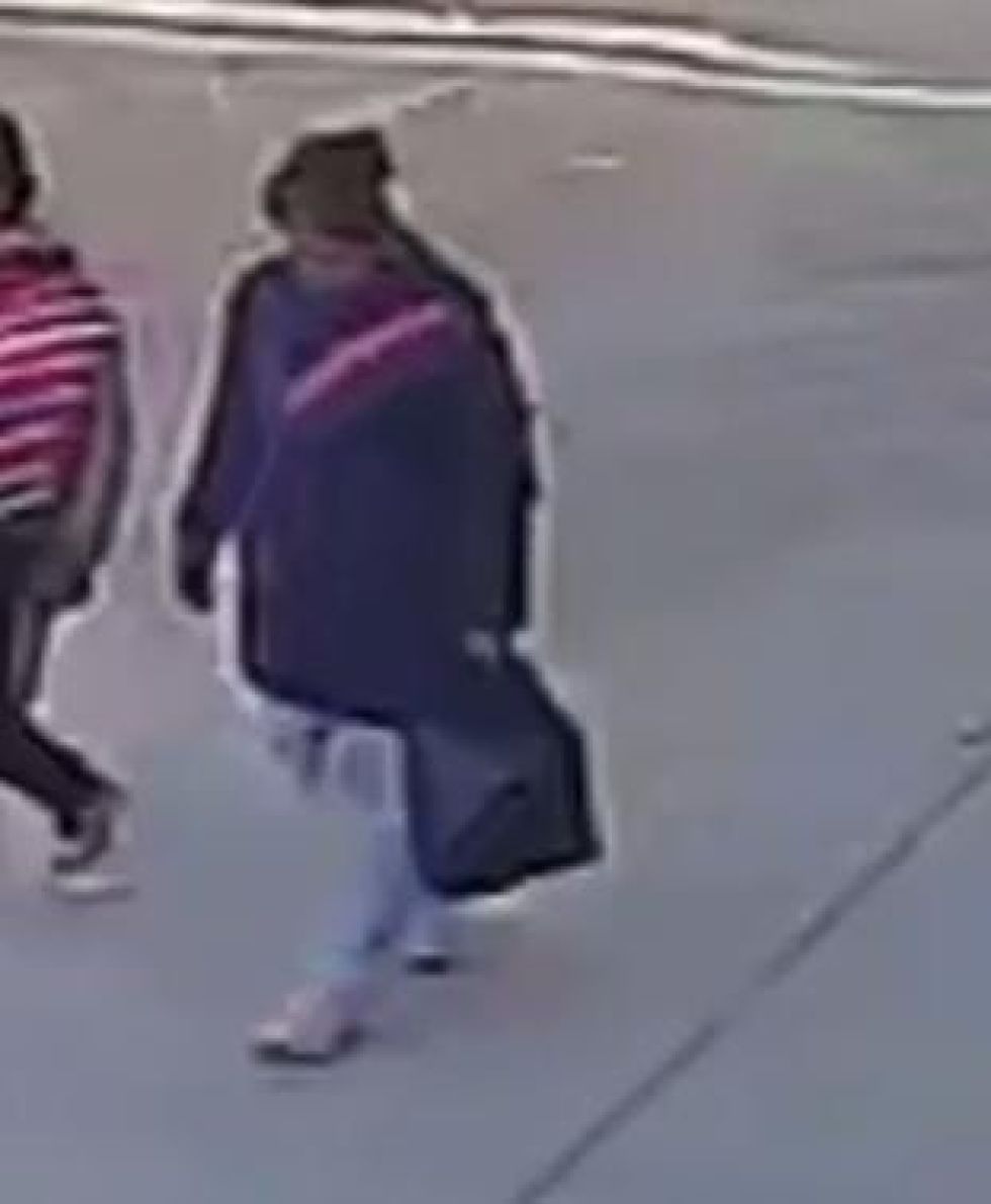 Menor raptada está con la siguiente vestimenta: chompa naranja y buzo rosado, mientras que la presunta autora, una mujer aproximadamente de 28 años de edad