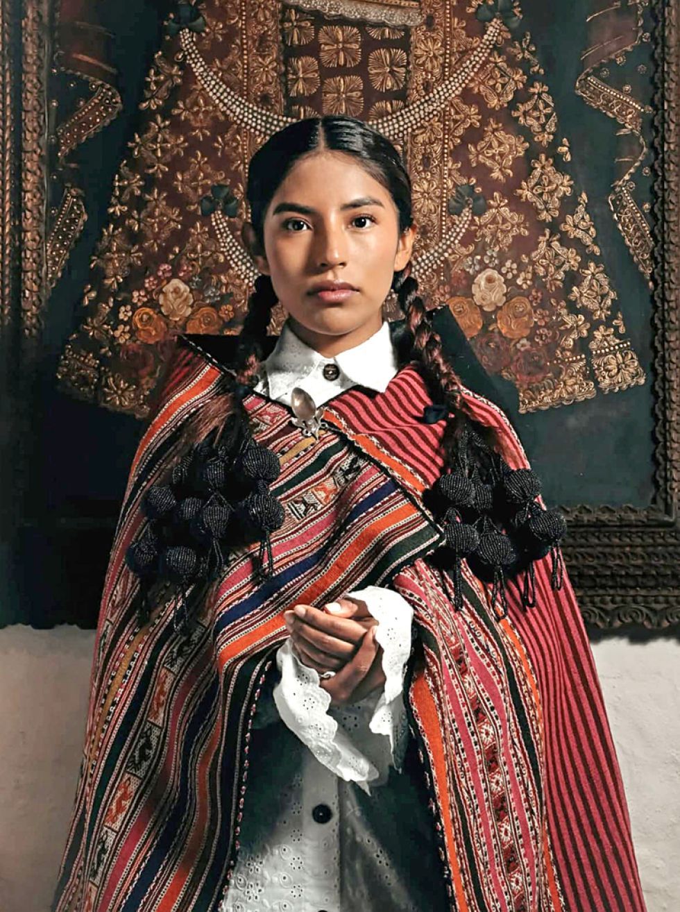 PRODUCCIÓN. Las imágenes oficiales de Vogue compartidas por Sacaca en sus redes. Foto: RRSS