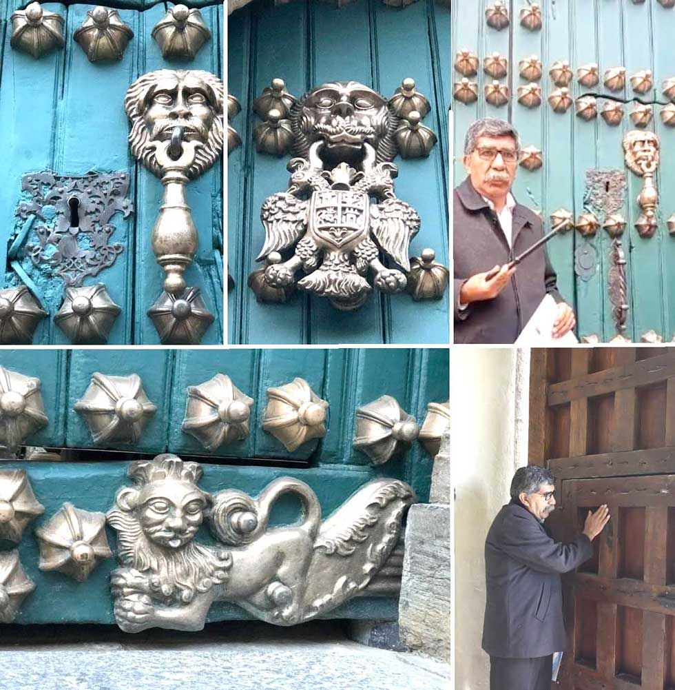Detalles de metal del portón fueron restaurados, además de la madera y los ejes que sostienen la puerta.