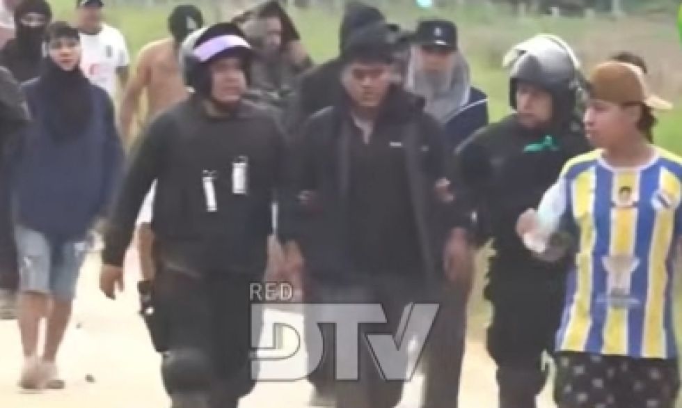 Aprehenden a manifestante en operativo de desbloqueo en la ruta Santa Cruz–Beni