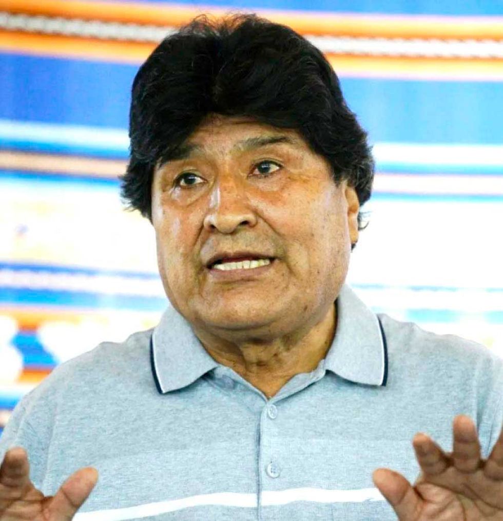 Evo admite su rol dentro la movilización contra Paz