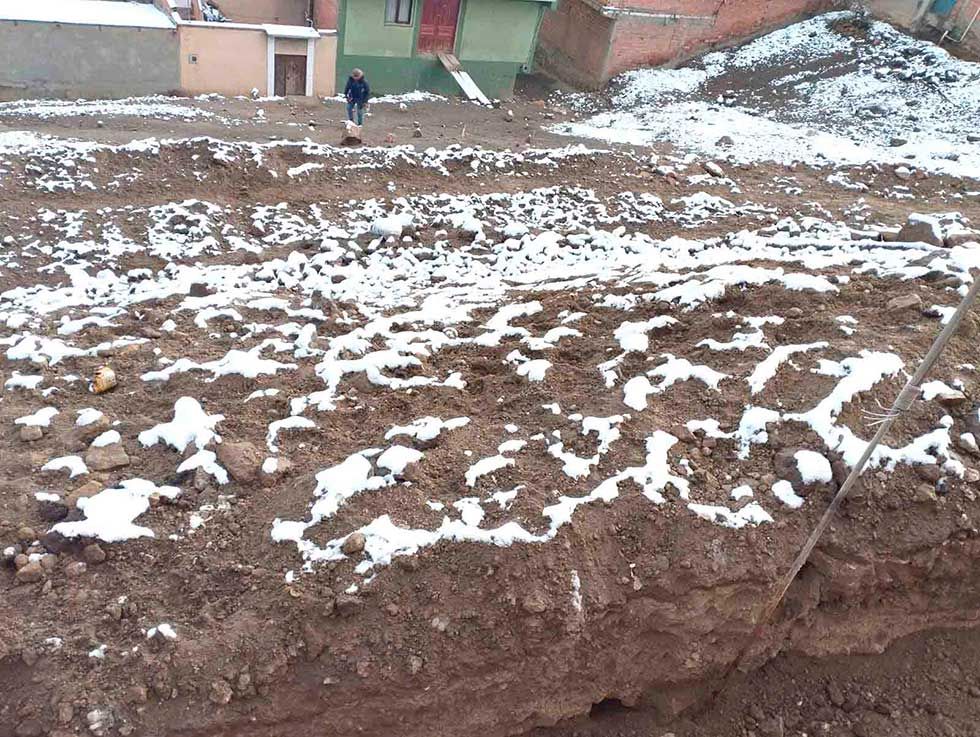 Alertan probable caída de nevada en el Departamento de Potosí