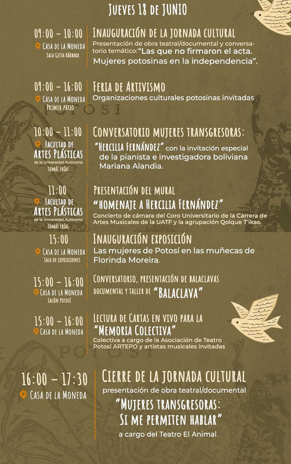Este jueves llega el Festival  Mujeres del Bicentenario