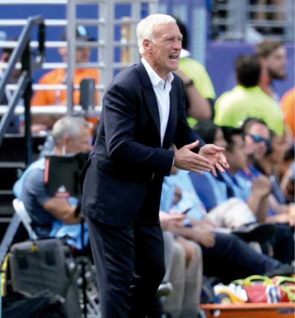 Didier Deschamps se acordó de la verde