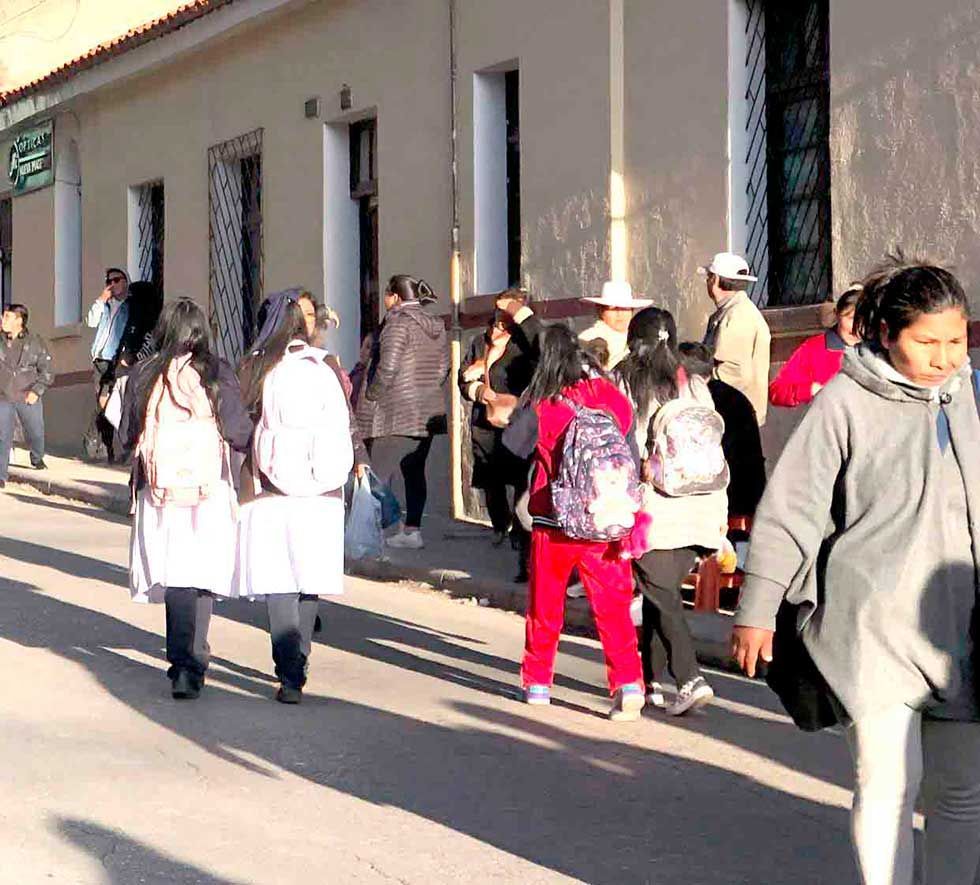 Este viernes se reúnen para definir si se amplía o no el descanso pedagógico en Potosí