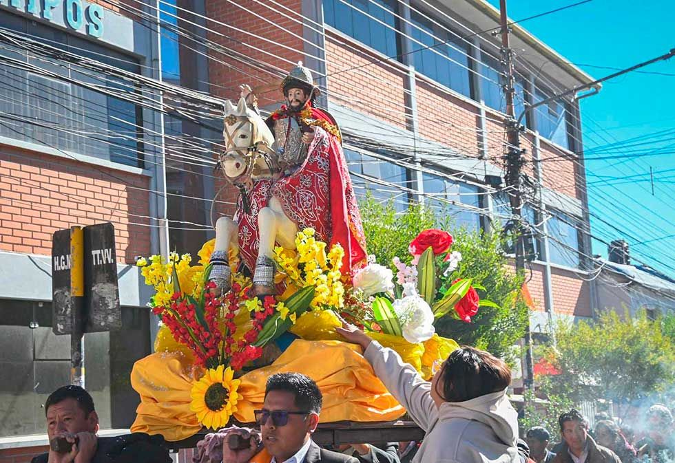 Poblaciones de Potosí viven la festividad de Santiago Apóstol