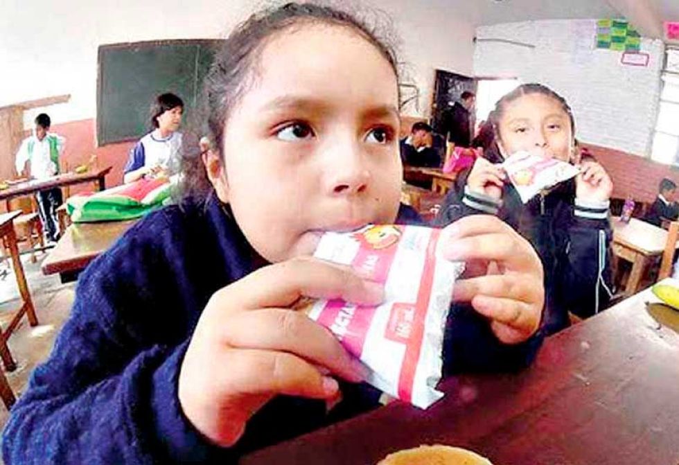 Garantizan la entrega de cinco productos del desayuno escolar