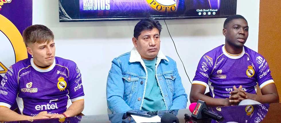 Real Potosí se refuerza con Lucas Giménez y Stiven Plaza