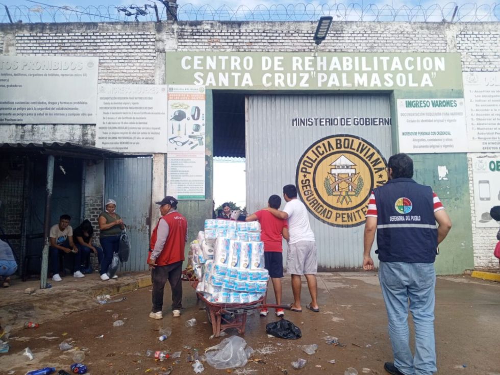Privado de libertad y su visita pierden la vida en el penal de Palmasola