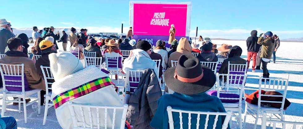 Premiación cierra Salar Film Festival en el salar de Uyuni