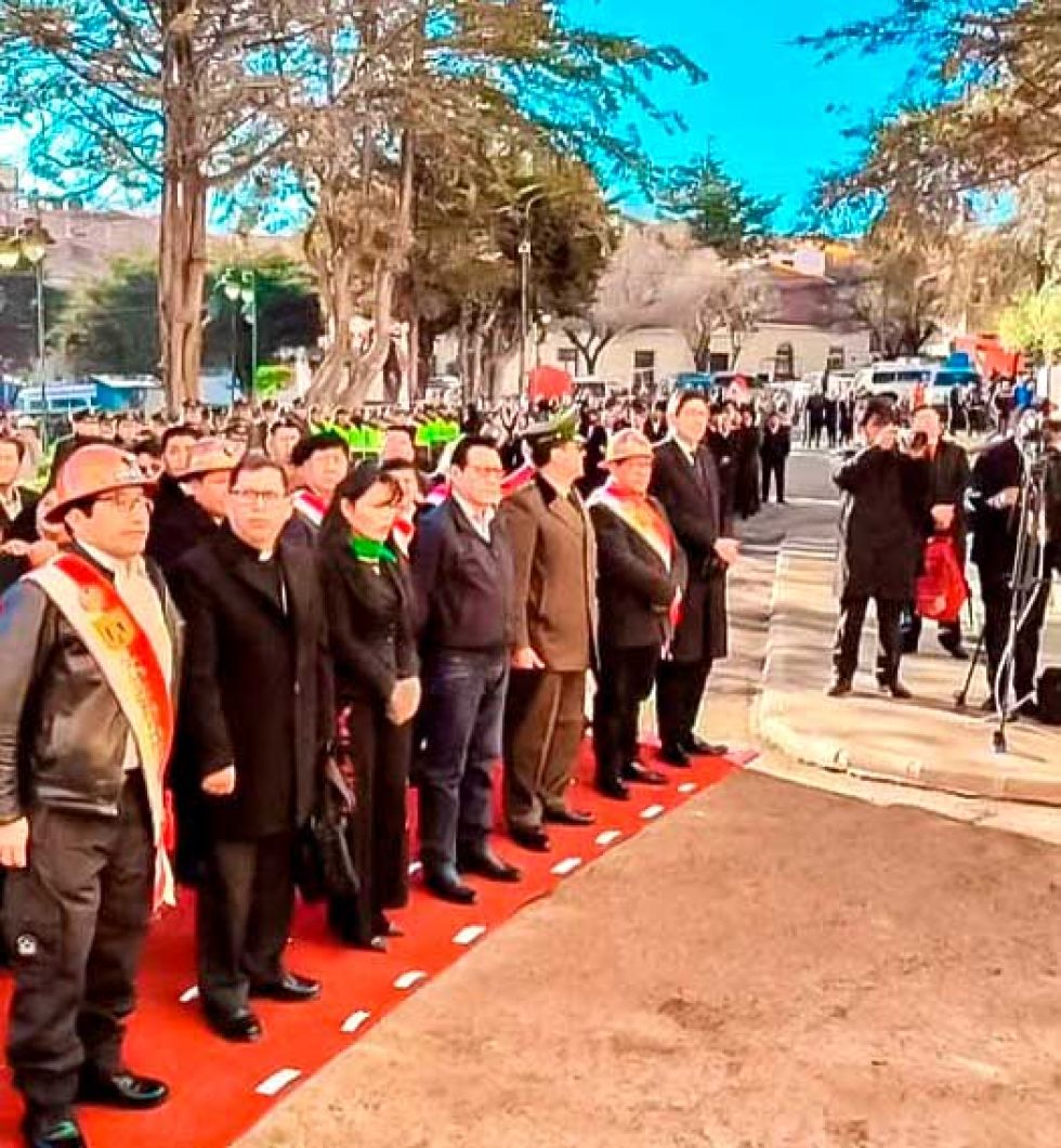 Potosí vive los actos del festejo patrio en honor al 6 de agosto