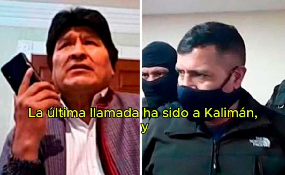 Revelan audio en que Evo Morales conversa con su exedecán recluido en San Pedro 