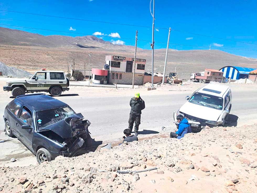 Tránsito reporta tres hechos  en las carreteras de Potosí