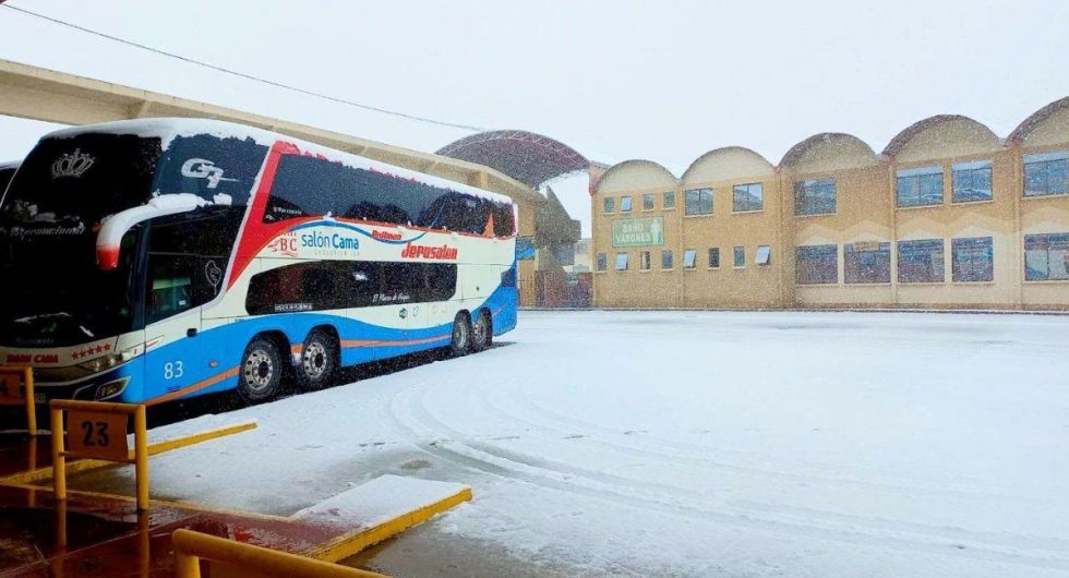 Pese a las nevadas caminos de Potosí están expeditos