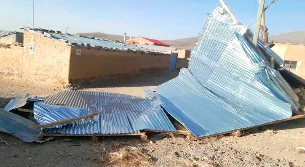Los vientos y bajas temperaturas golpean a poblaciones de Potosí