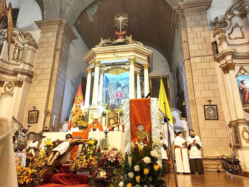 Celebran la fiesta del Señor de la Vera Cruz, patrono de Potosí