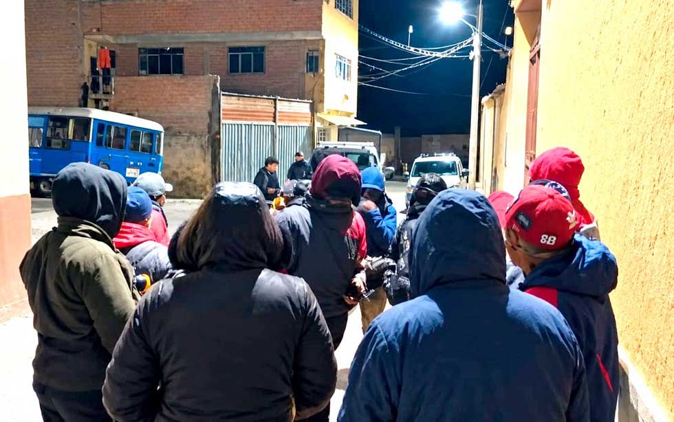 Balacera en mina La Plata  deja dos heridos durante  una incursión de 30 jucus