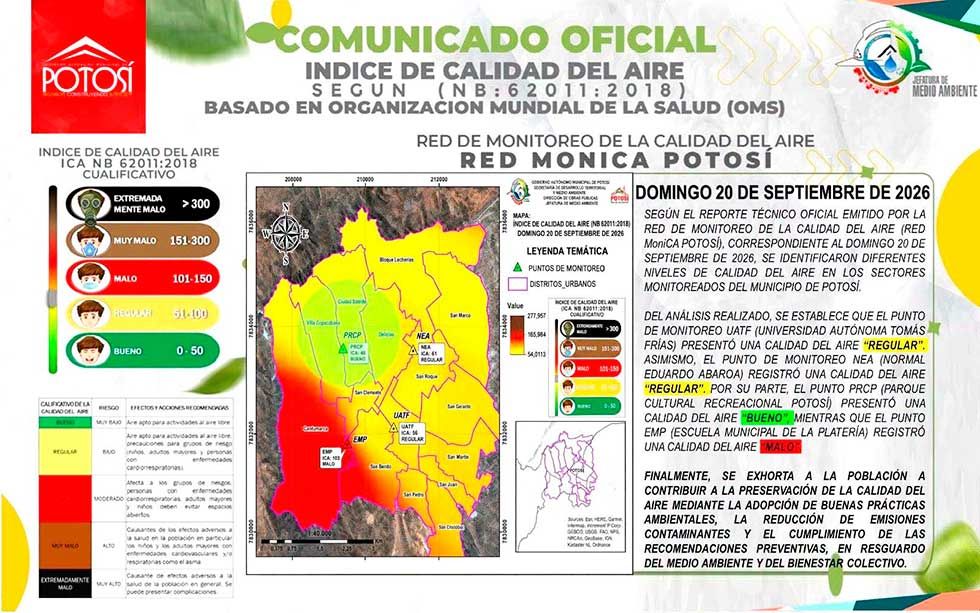 Mejora la calidad del aire por la poca circulación de vehículos