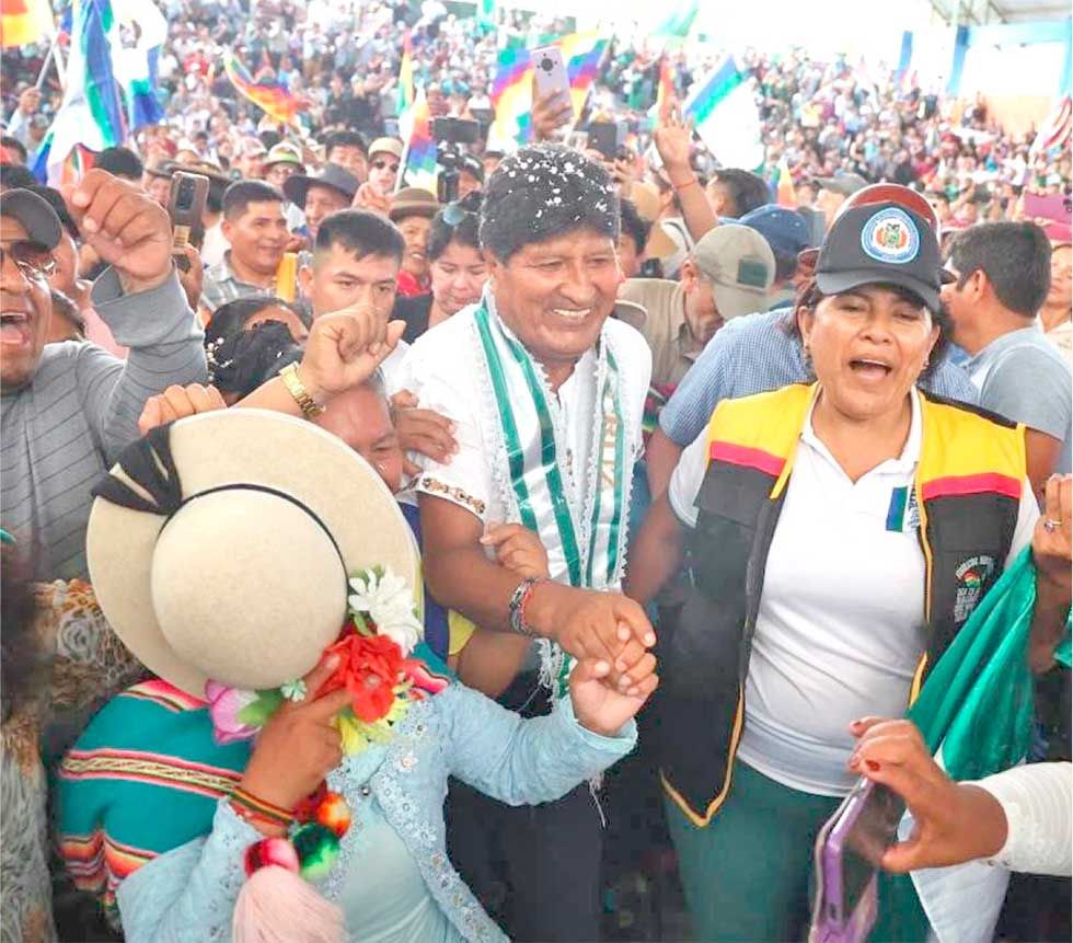 Evo lanza “ultimátum” y amenaza con marchas