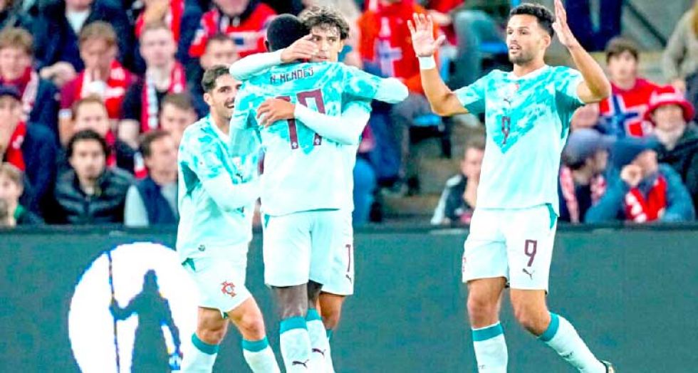 Portugal golpea en Oslo y derrota a Noruega
