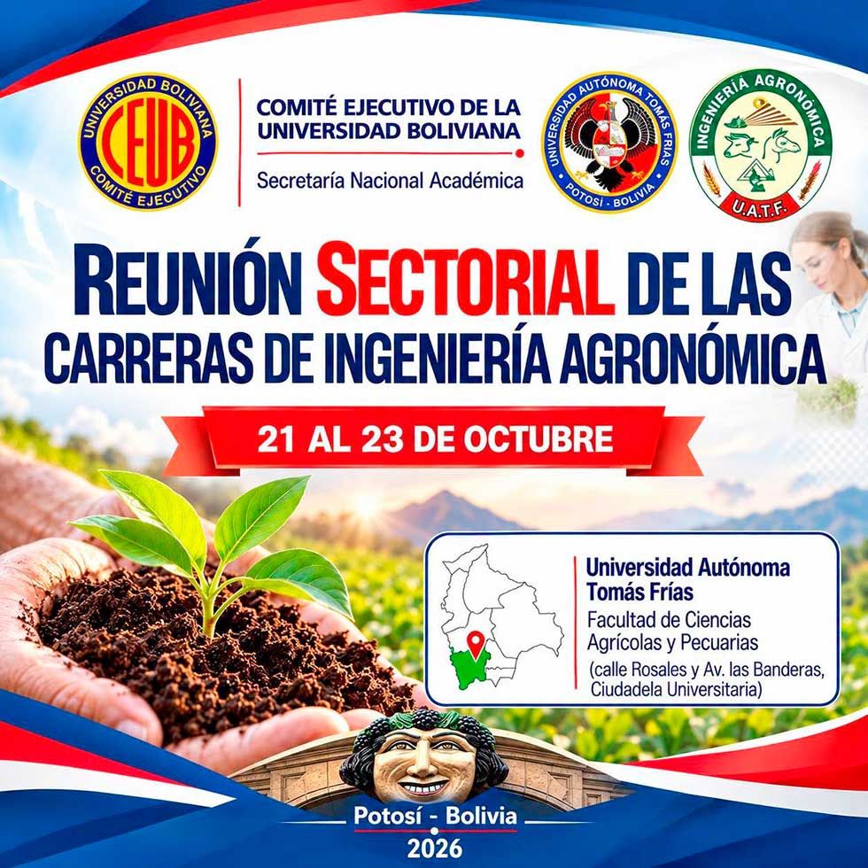 Organizan encuentro de Carreras de Ingeniería Agronómica en Potosí