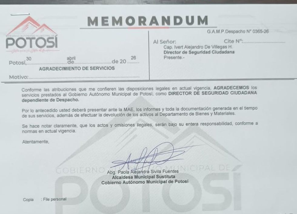 Una destitución desató los problemas de Alejandra Sivila