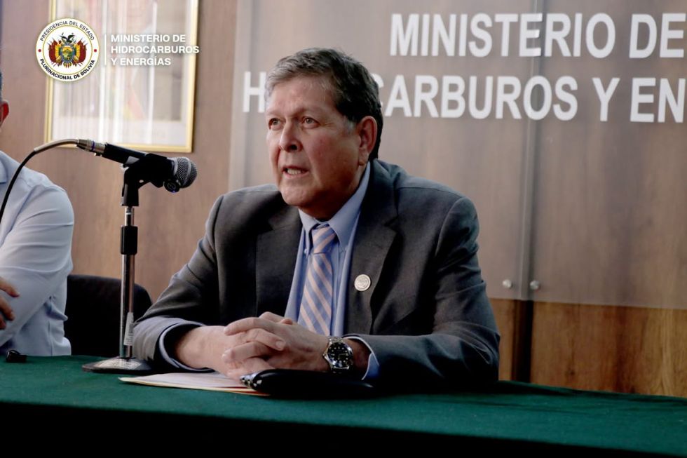 Ministro de Hidrocarburos presentará en 10 días la situación de las reservas de gas en el país