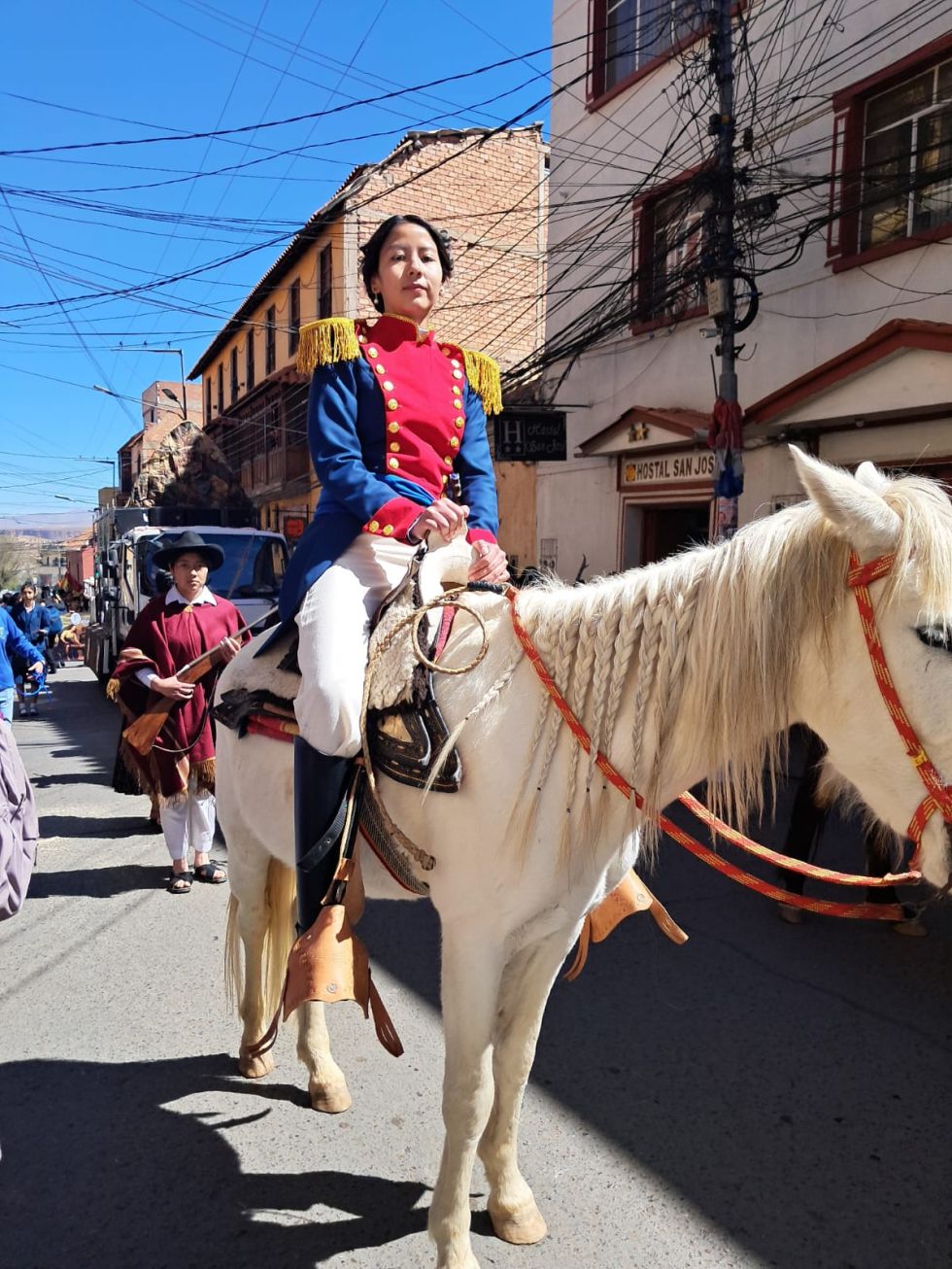 Desfile de presidentes por el Bicentenario de Bolivia en Potosí