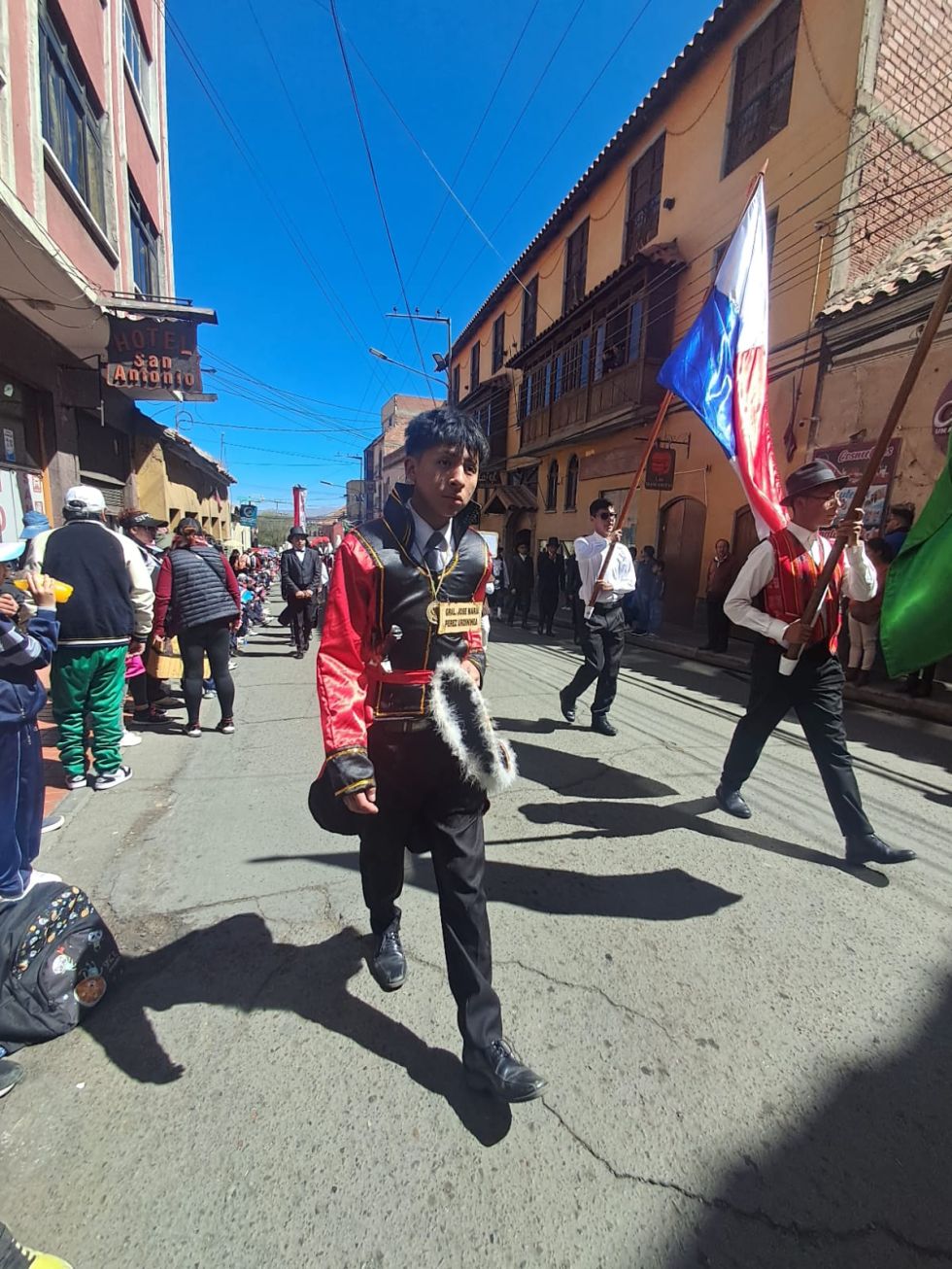 Desfile de presidentes por el Bicentenario de Bolivia en Potosí
